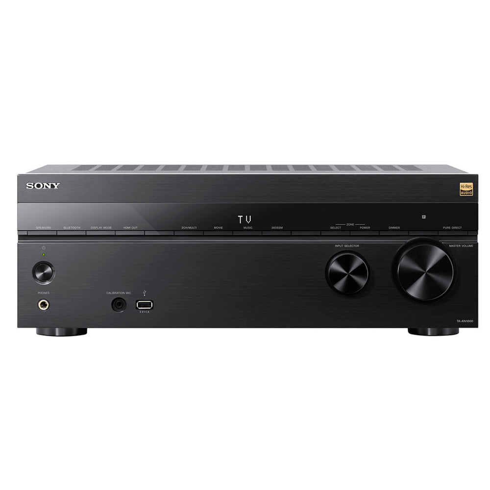 Sony TAAN1000 7.2 Ch 8K Dolby Atmos and DTS:X AV Amplifier Black