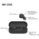 Sony WF-C510 True Wireless Bluetooth In Ear Headphones Black Black