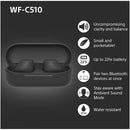 Sony WF-C510 True Wireless Bluetooth In Ear Headphones Black Black