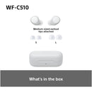 Sony WF-C510 True Wireless Bluetooth In Ear Headphones White White