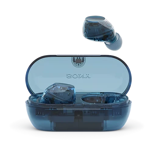 Sony WFC-710N Wireless Noise Cancelling Bluetooth Earbuds Glass Blue Blue