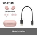 Sony WFC-710NP Wireless Noise Cancelling Bluetooth Earbuds Pink Pink