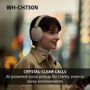 Sony WH-CH730NB Wireless Bluetooth Noise Cancelling Over Ear Headphones - Black