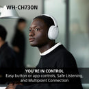 Sony WH-CH730NB Wireless Bluetooth Noise Cancelling Over Ear Headphones - Black