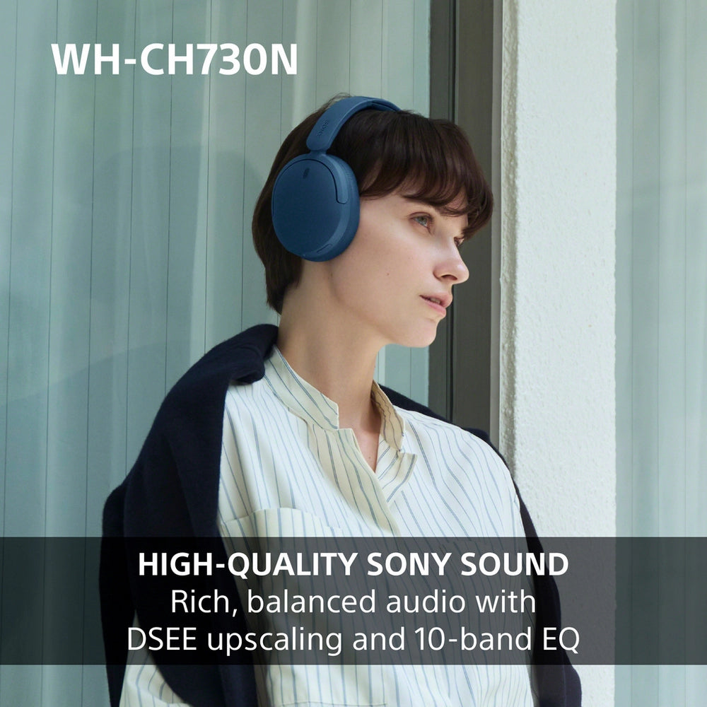 Sony WH-CH730NP Wireless Bluetooth Noise Cancelling Over Ear Headphones - Pink