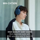 Sony WH-CH730NP Wireless Bluetooth Noise Cancelling Over Ear Headphones - Pink