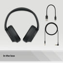 Sony PS-LX3BT Wireless Bluetooth Turntable with WH-CH720N Wireless Noise Cancelling Headphones - Black