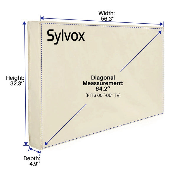 Sylvox OT65A1COVER OT65A1 Waterproof Outdoor TV Cover for 60-65 Inch TVs