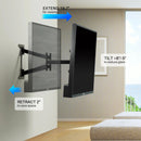 Sylvox S100MCMA0 Outdoor TV Full Motion Wall Mount for 32 to 75 Inch TVs