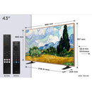TCL 43A400 PRO-UK  43 Inch NXTVISION A400 Pro 4K UHD HDR QLED Google Frame TV 2026 43 Inch