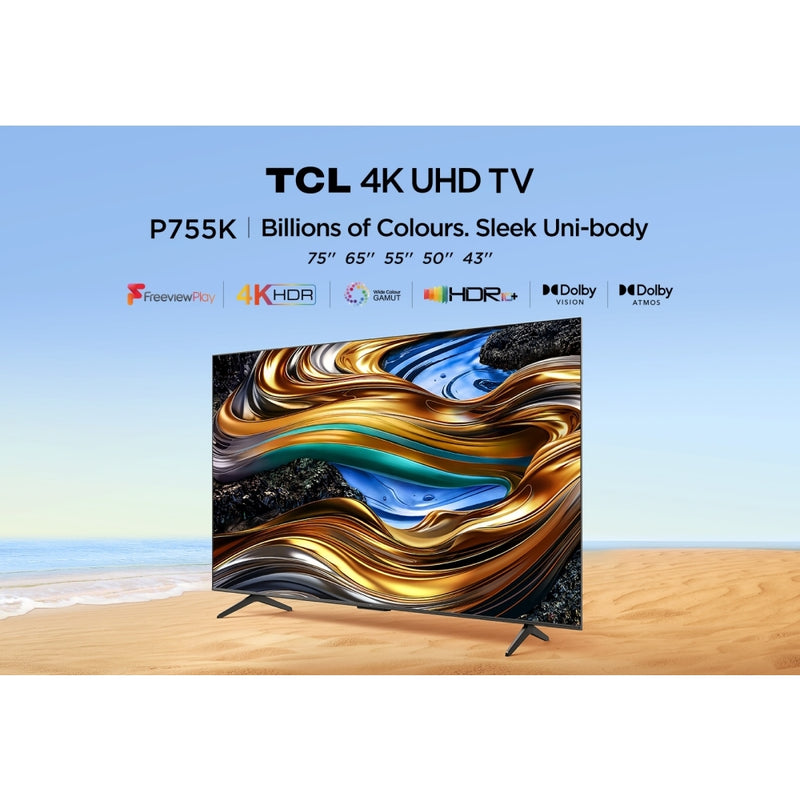 TCL 50P755K 50 Inch P755K 4K UHD HDR LED Smart Android TV 2024 50 Inch
