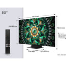 TCL 50Q7C-UK 50 Inch Q7C 4K Ultra HD HDR QD-Mini LED Smart Google TV 2025 50 Inch