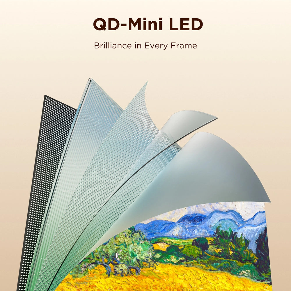 TCL 55A400 PRO-UK 55 Inch NXTVISION A400 Pro 4K UHD HDR QD-MINI LED AI Art TV 2026