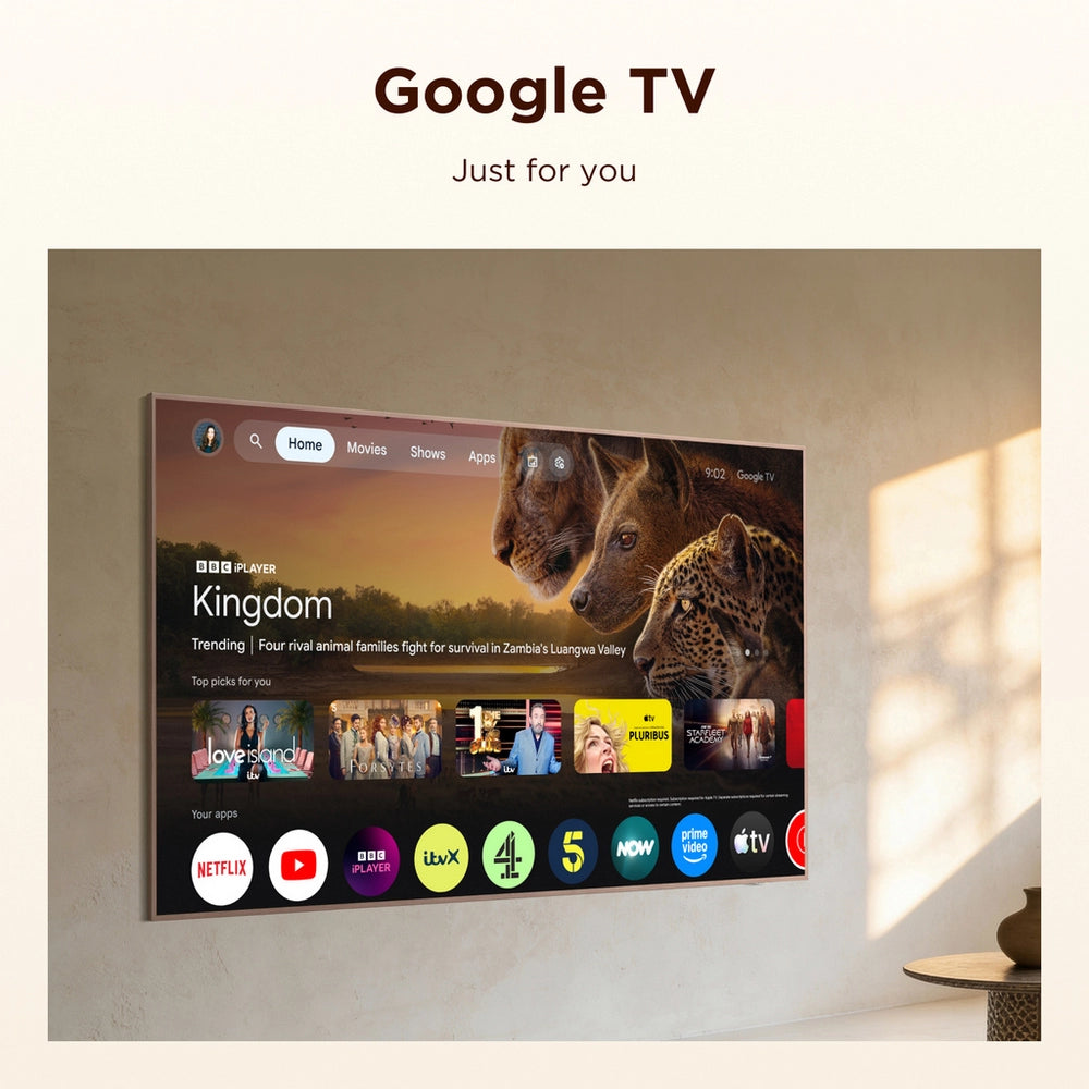 TCL 55A400 PRO-UK 55 Inch NXTVISION A400 Pro 4K UHD HDR QD-MINI LED AI Art TV 2026