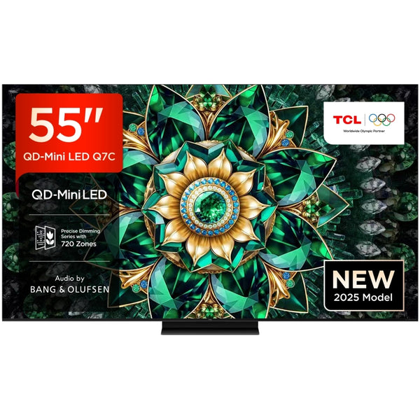 TCL 55Q7C-UK 55 Inch Q7C 4K Ultra HD HDR QD-Mini LED Smart Google TV 2025 55 Inch