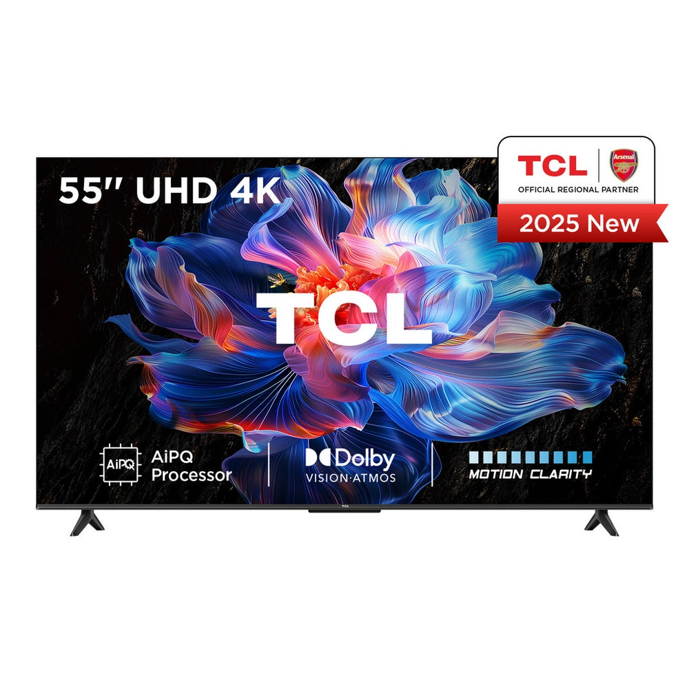 TCL 55V6C-UK 55 Inch V6C 4K Ultra HD HDR Direct LED Smart Google TV 2025 55 Inch