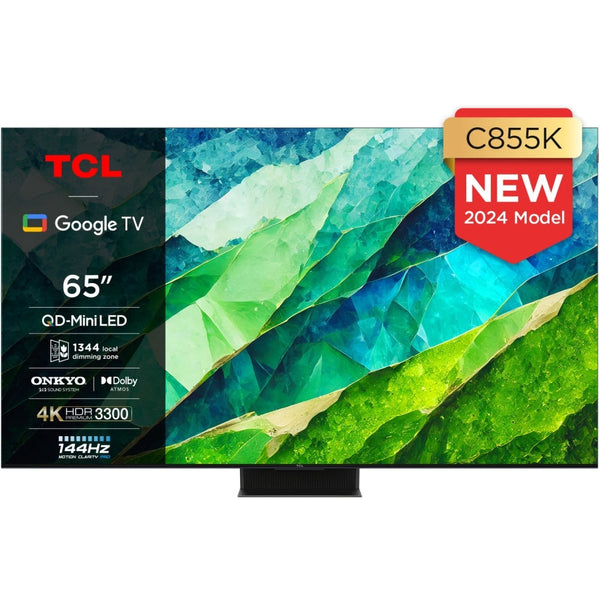 TCL 65C855K 65 Inch C855K 4K UHD HDR QLED Mini LED Smart Google TV 2024 65 Inch