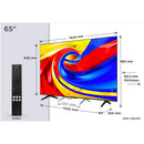 TCL 65P7L-UK 65 Inch P7L 4K Ultra HD HDR QLED Direct LED Smart Google TV 2026 65 Inch