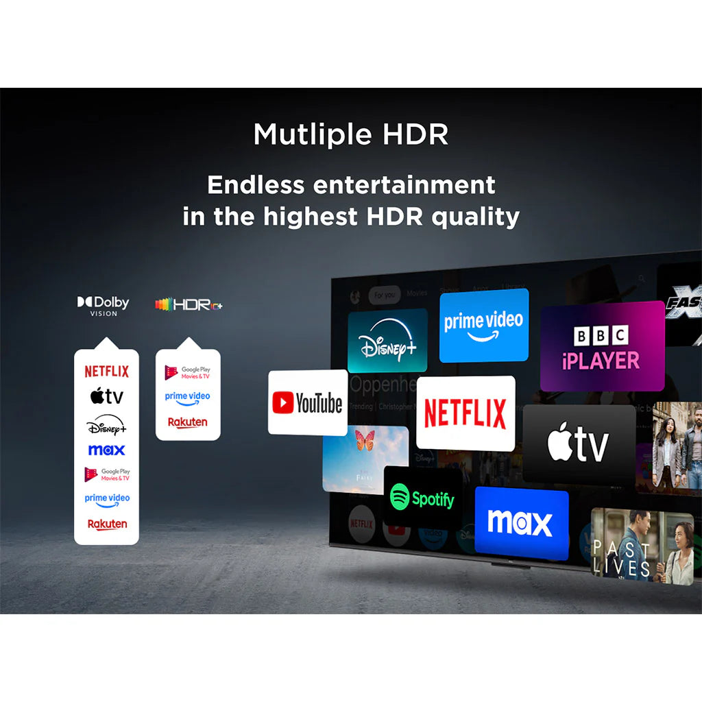 TCL 75C6KS-UK 75 Inch C6KS Premium 4K Ultra HD HDR QD-Mini LED Smart TV 2025 75 Inch