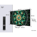 TCL 75Q7C-UK 75 Inch Q7C 4K Ultra HD HDR QD-Mini LED Smart Google TV 2025 75 Inch