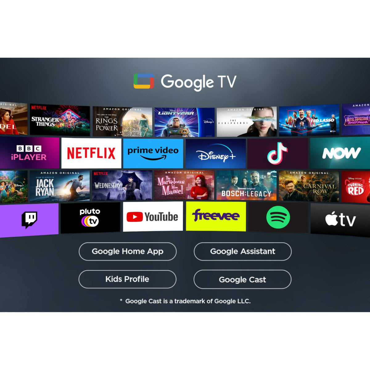 TCL 75T8C-UK 75 Inch T8C 4K QLED Ultra HD HDR Smart Google TV with 144Hz Motion Clarity Pro and Onkyo 2.1 sound 2025 75 Inch