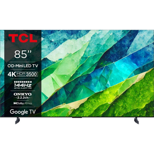 TCL 85C855K 85 Inch C855K 4K UHD HDR QLED Mini LED Smart Google TV 2024 85 Inch