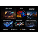 TCL 85T8C-UK 85 Inch T8C 4K QLED Ultra HD HDR Smart Google TV with 144Hz Motion Clarity Pro and Onkyo 2.1 sound 2025 85 Inch