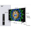TCL 98A400U-UK 98 Inch A400U 4K Ultra HD HDR QD-Mini LED Smart Google TV 2026 98 Inch
