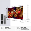TCL 98C8L-UK 98 Inch C8L 4K Ultra HD HDR Premium SQD-Mini LED Smart Google TV 2026 98 Inch