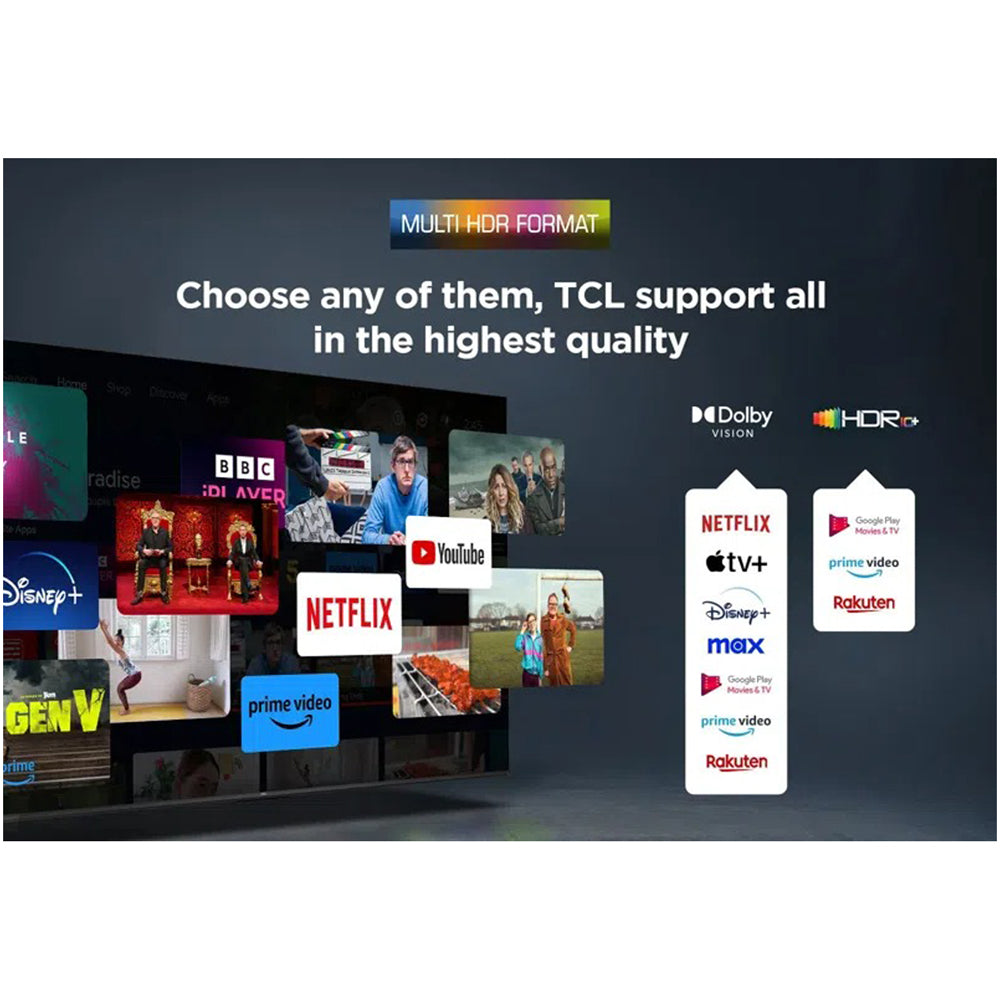TCL 98P8K-UK 98 Inch P8K 4K Ultra HD HDR QLED Smart Google TV with 144Hz Motion Clarity Pro and Onkyo 2.1 sound 2025 98 Inch