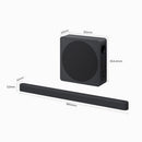 TCL A65K-UK Design Series 3.1.2ch Dolby Atmos Soundbar & DTS:X Soundbar with Subwoofer
