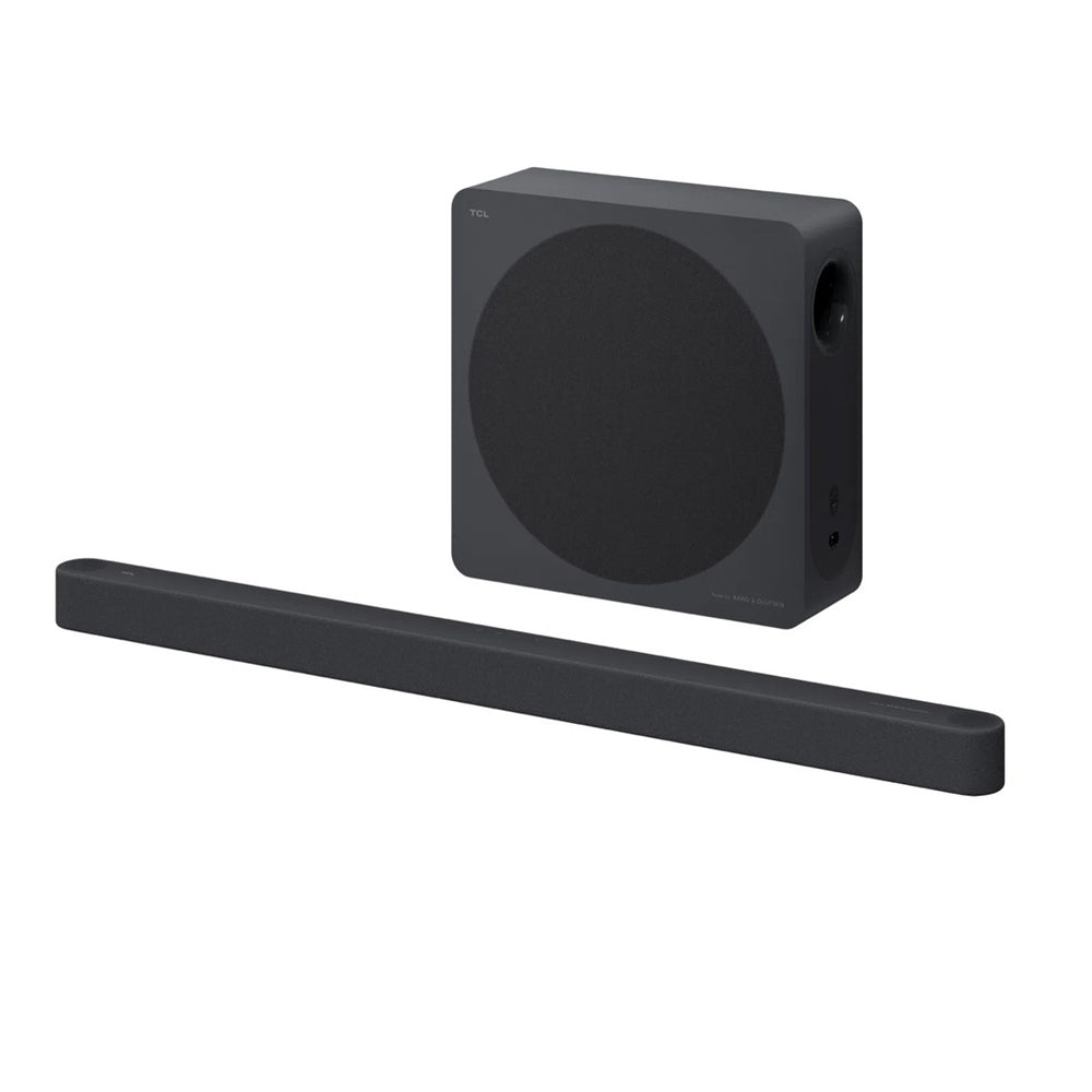 TCL A65K-UK Design Series 3.1.2ch Dolby Atmos Soundbar & DTS:X Soundbar with Subwoofer