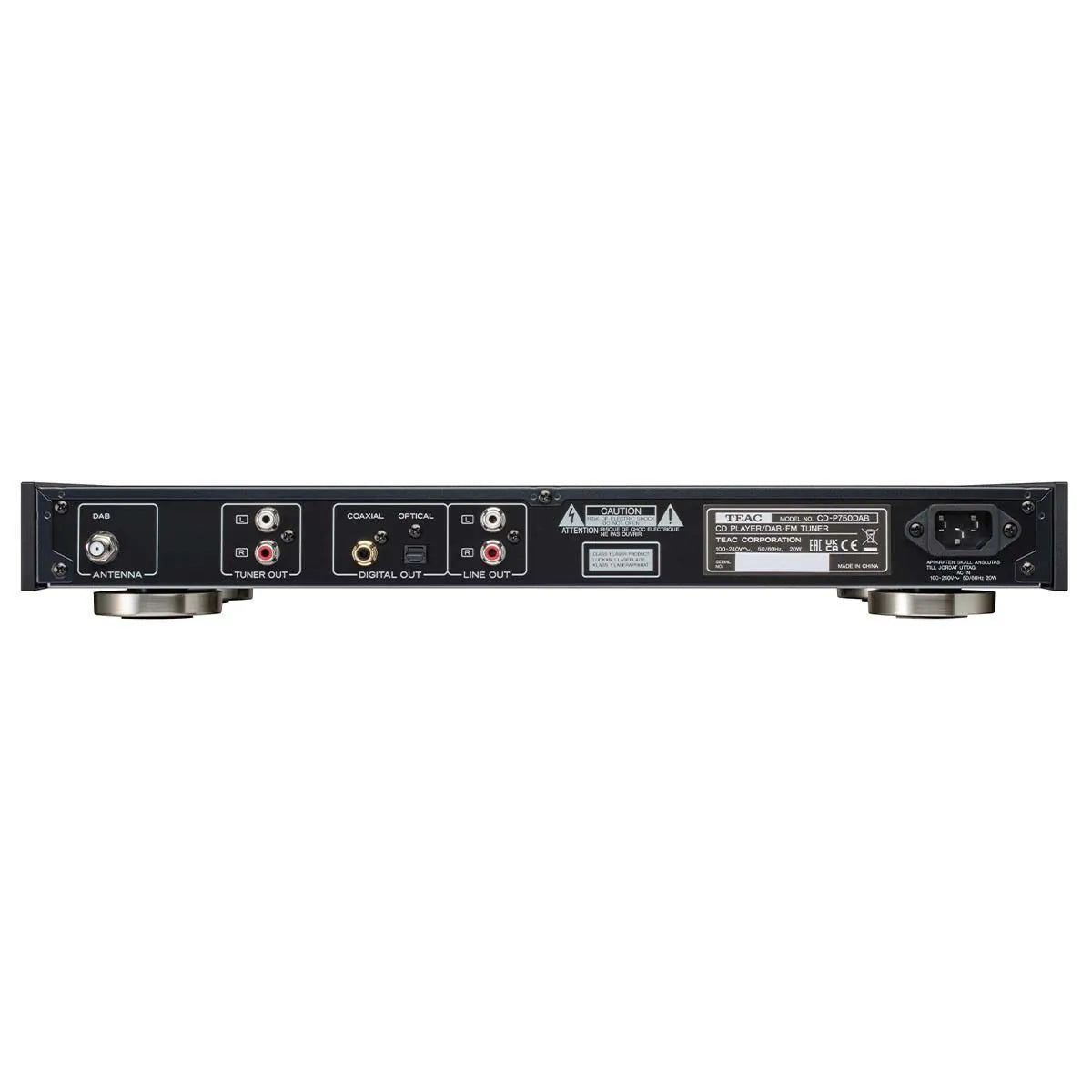 Teac CD-P750DAB CD Player DAB+ FM - Silver