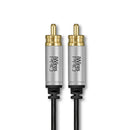 Techlink 711053 iWires PRO High-Fidelity Subwoofer Cable 1 RCA to 1 RCA - 3 metres