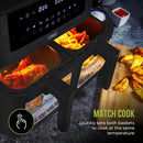 Tower T17151 Vortx Vizion 8L Digital Dual Basket Air Fryer Black