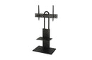 TTAP FS2 Floor Pedestal TV Stand for 32 to 65 Inches TVs Black Black