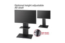 TTAP FS2 Floor Pedestal TV Stand for 32 to 65 Inches TVs Black Black