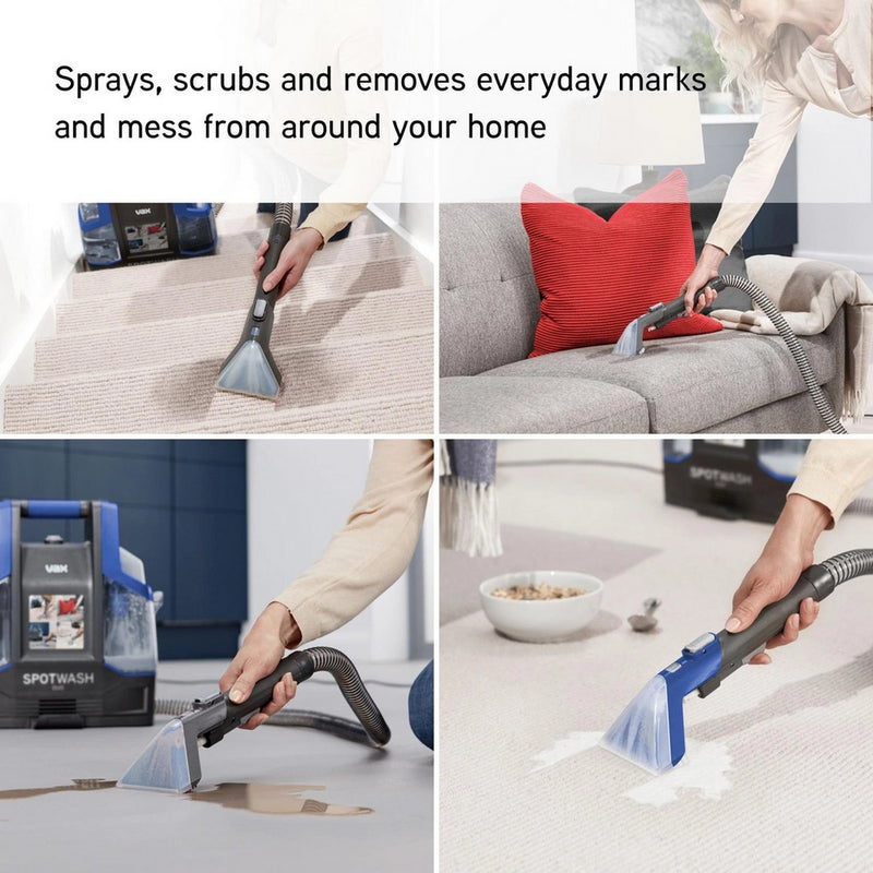 Vax CDCW-CSXA SpotWash Duo Spot Carpet Cleaner Blue and Grey