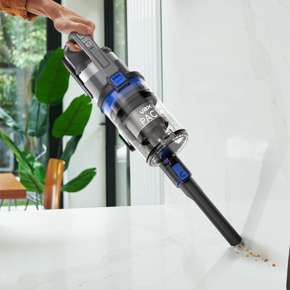Vax CLSV-PAKS Pace Cordless Vacuum Cleaner Up to 40 Minutes Runtime Graphite & Blue