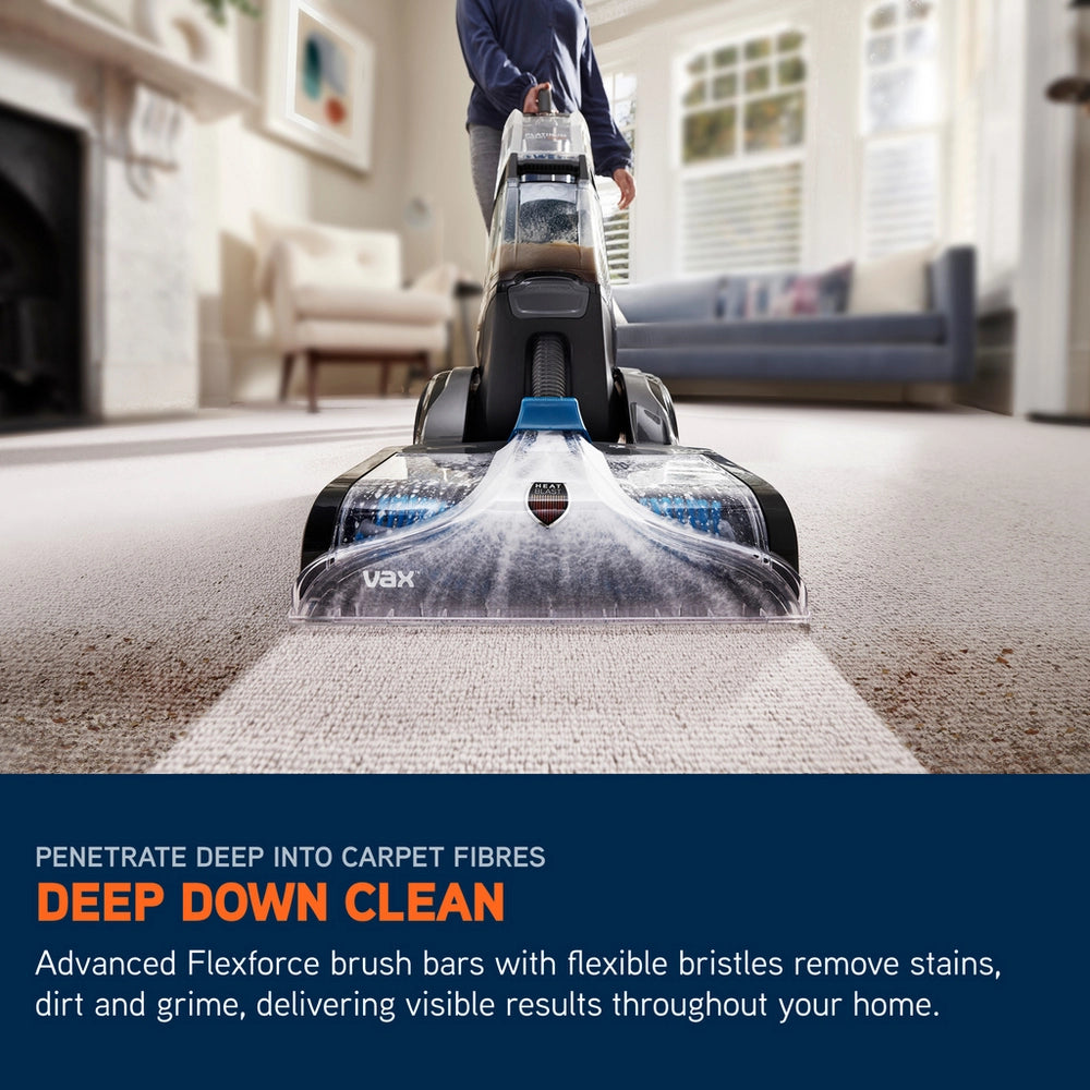 Vax Platinum SmartWash CDCW-SWXS Carpet Cleaner - Charcoal and Blue
