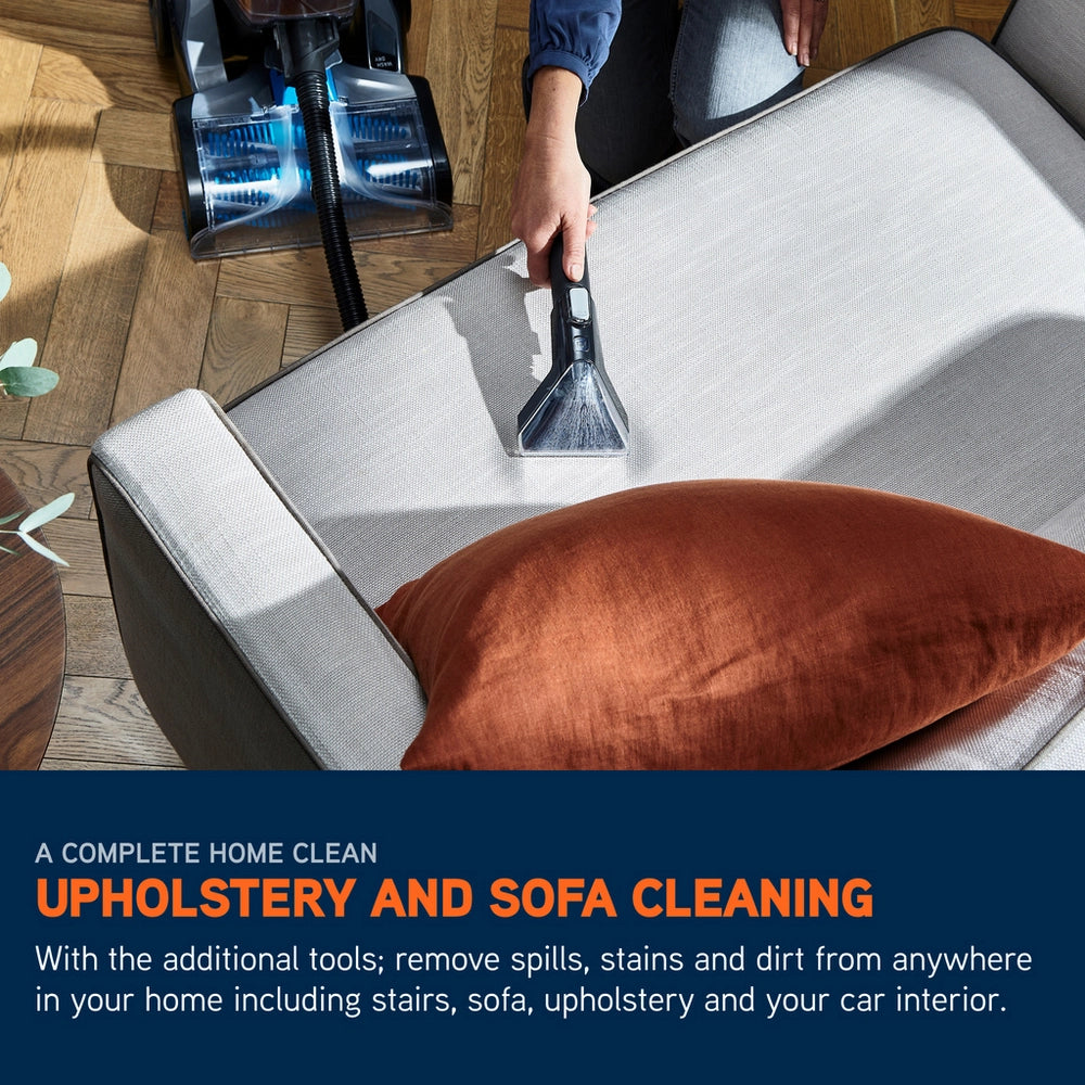Vax Platinum SmartWash CDCW-SWXS Carpet Cleaner - Charcoal and Blue