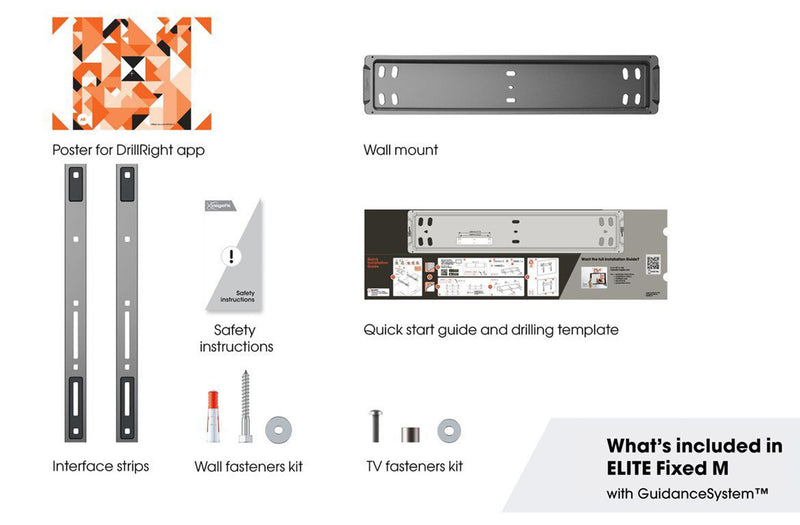 Vogels Elite TVM 5505 Ultra Thin Fixed TV Bracket 32 - 77 Inch TVs