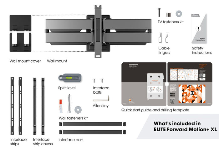 Vogels Elite TVM 5855 Full-Motion TV Wall Mount