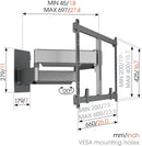 Vogels Elite TVM 5855 Full-Motion TV Wall Mount