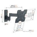 Vogels Quick TVM 1245 Full-Motion TV Wall Mount for TVs from 19 to 43 inches - Open Box Clearance