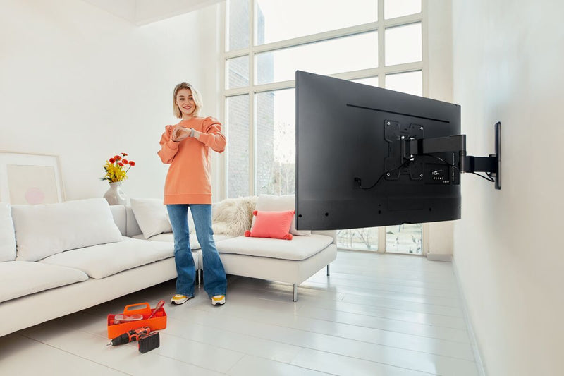 Vogels Quick TVM 1245 Full-Motion TV Wall Mount for TVs from 19 to 43 inches - Open Box Clearance