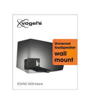 Vogels SOUND 3205 Universal Speaker Wall Mount Black Black