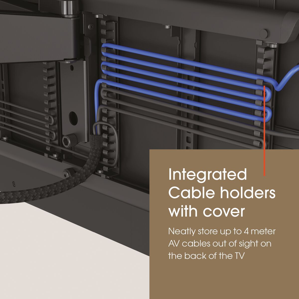 Vogels TVM 7655 Full-Motion TV Wall Mount Black