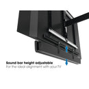 Vogels TVM 7675 (Black) 40 - 77 inch Motorised Cantilever TV Bracket with SOUND 3550 Sound Bar Mount Package