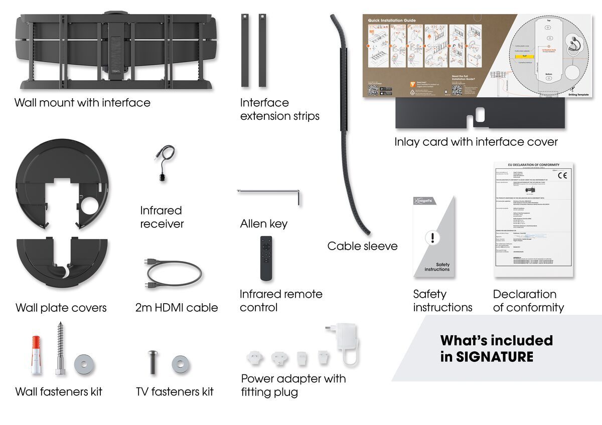 Vogels TVM 7675 PRO Motorized TV Wall Mount